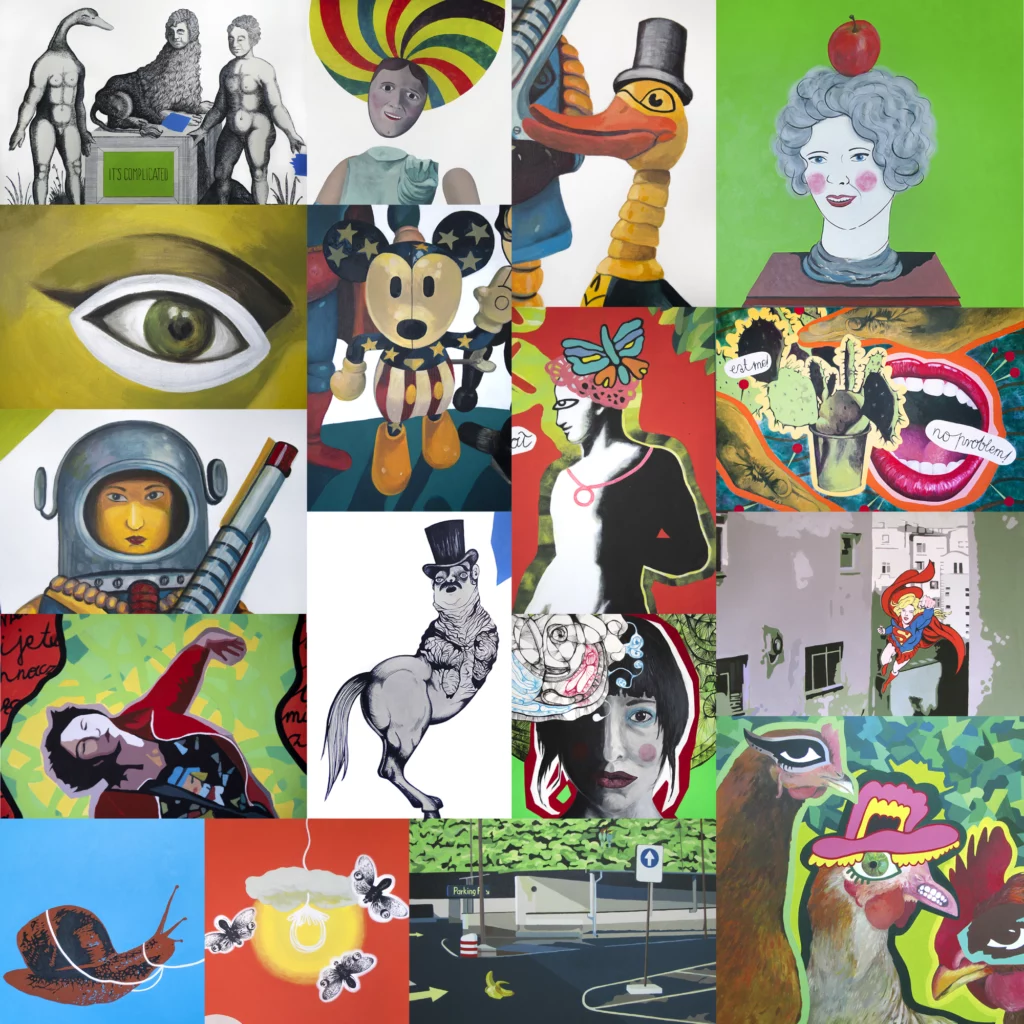 natalyaoart NatalyaO Natalia Okoń-Rudnicka plansza malarstwo