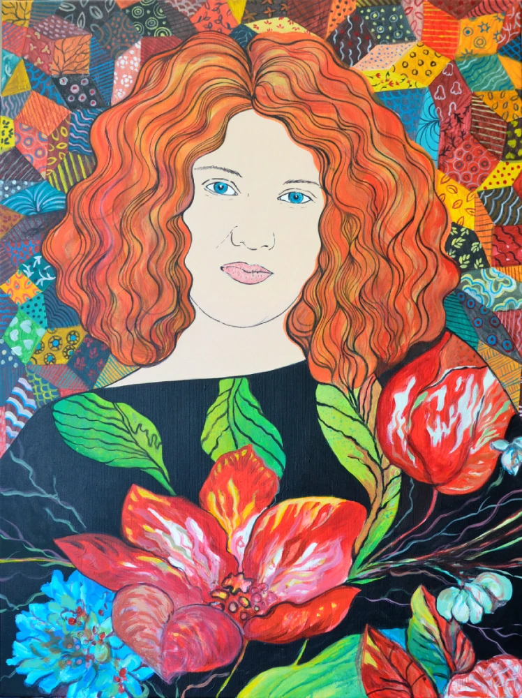 natalyaoart NatalyaO Natalia Okoń-Rudnicka portret Agnieszki