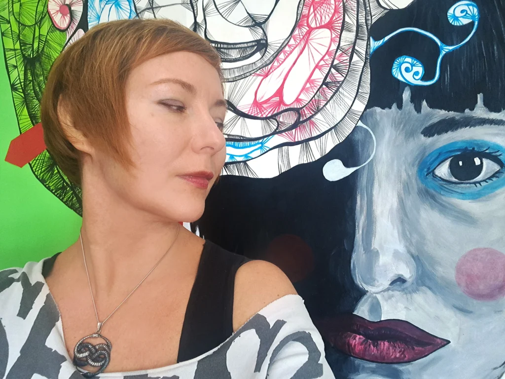 Natalia Okoń_Rudnicka autoportret z autoportretem